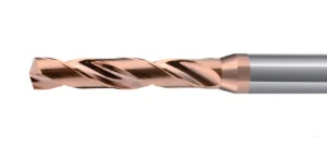 Coated carbide drill bit for general machining, especially for hard to machine material
